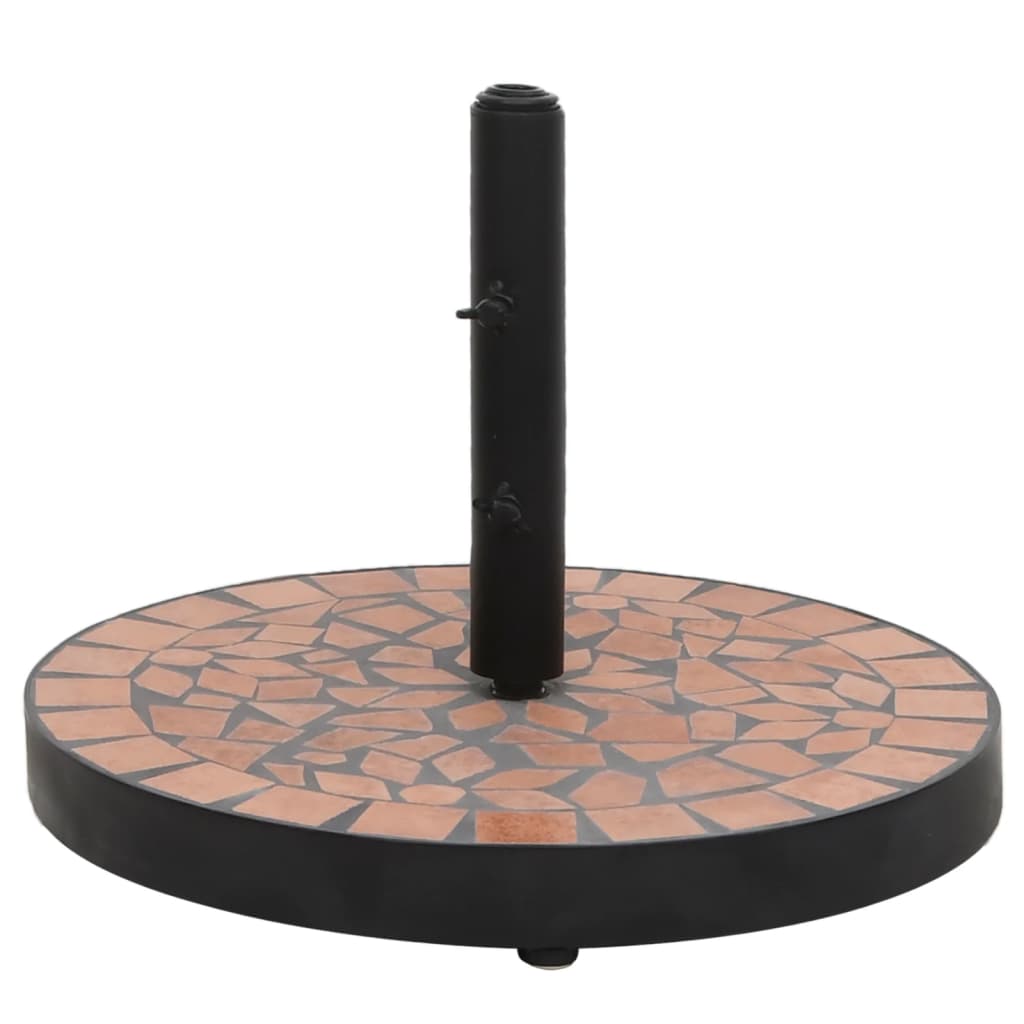 Parasollfot Terrakotta Rund 12 Kg