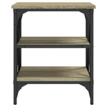 Sidebord 2 Stk Sonoma Eik 40X42X50 Cm Konstruert Tre