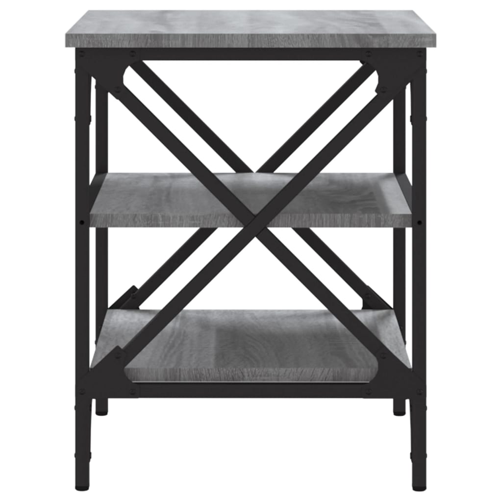 Sidebord Grå Sonoma 40X42X50 Cm Konstruert Tre