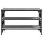 Tv-Benk Grå Sonoma 80X40X50 Cm Konstruert Tre