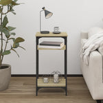 Sidebord Sonoma Eik 40X30X75 Cm Konstruert Tre