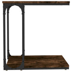 Sidebord Røkt Eik 50X35X52 Cm Konstruert Tre