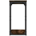 Sidebord Røkt Eik 40X30X60 Cm Konstruert Tre