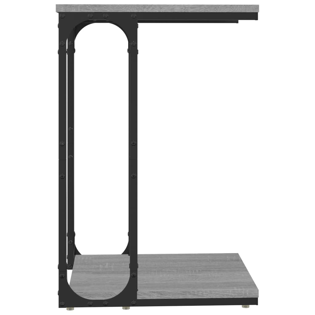 Sidebord Grå Sonoma 40X30X60 Cm Konstruert Tre