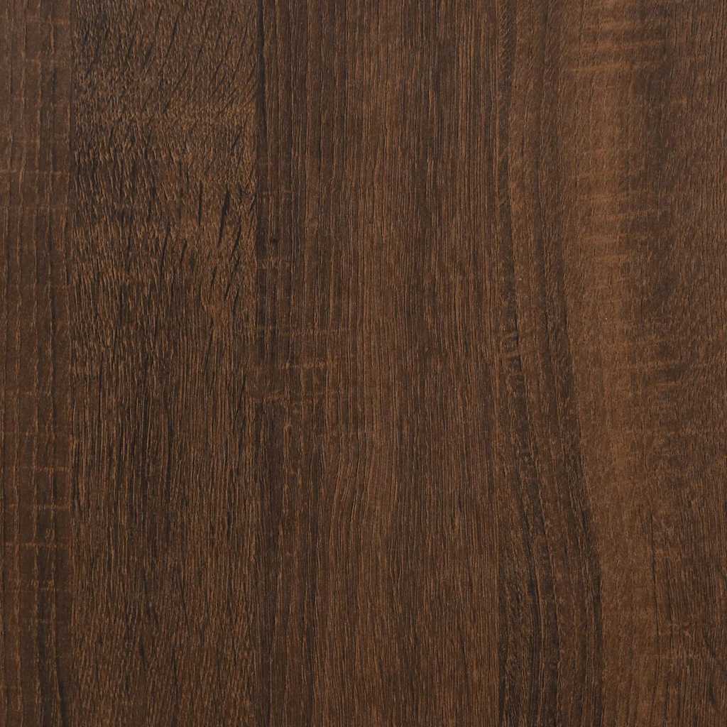 Sidebord Brun Eik 40X30X60 Cm Konstruert Tre