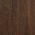 Sidebord Brun Eik 40X30X60 Cm Konstruert Tre