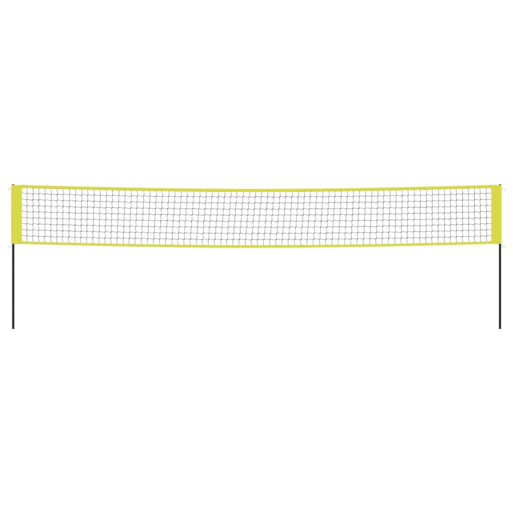 Volleyballnett Gul Og Svart 823X244 Cm Pe Stoff