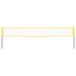 Badmintonnett Gul Og Svart 600X155 Cm Pe Stoff