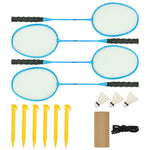 Badmintonnett Gul Og Svart 600X155 Cm Pe Stoff