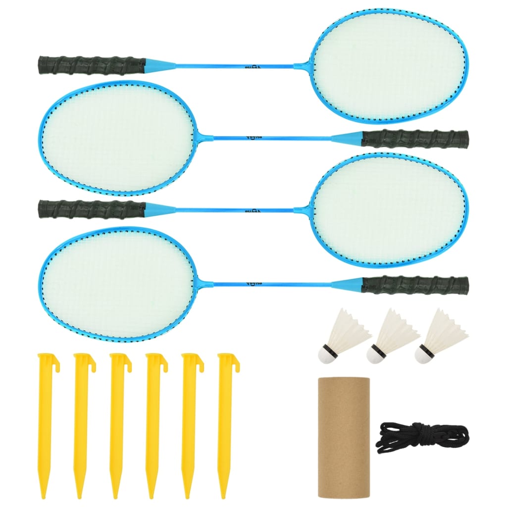 Badmintonnett Gul Og Svart 600X155 Cm Pe Stoff