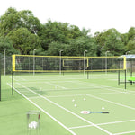 Badmintonnett Gul Og Svart 600X155 Cm Pe Stoff