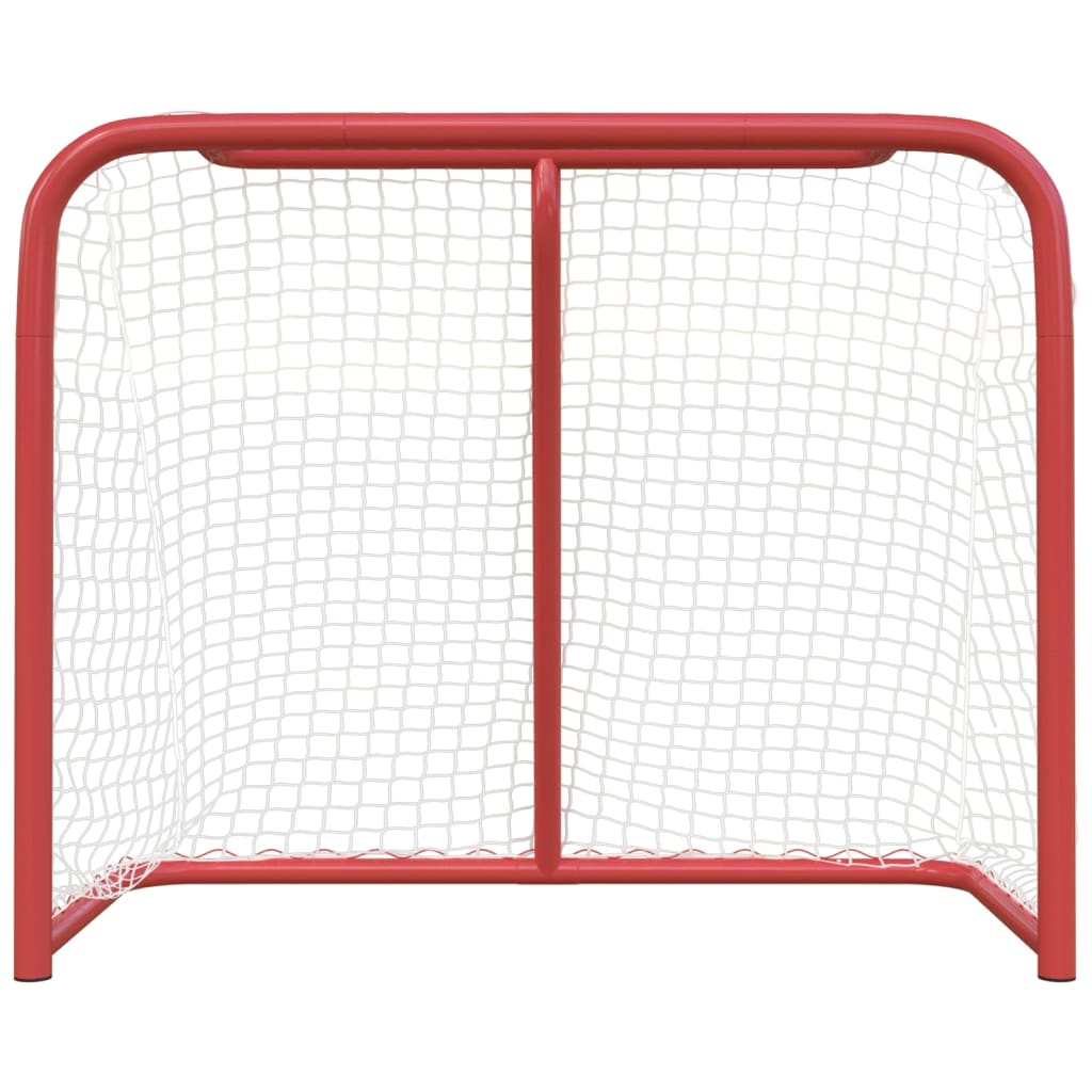 Hockeymål Rød Og Hvit 183X71X122 Cm Polyester