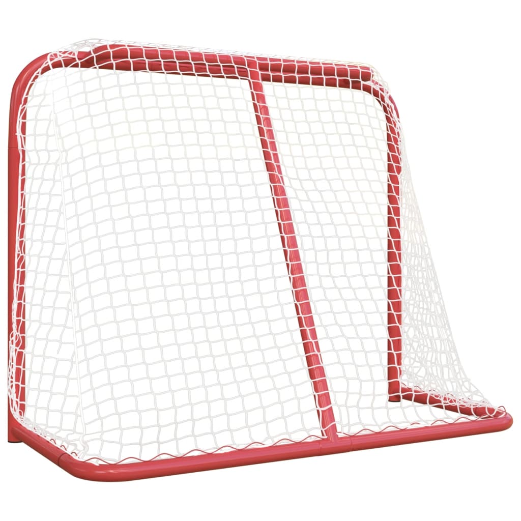 Hockeymål Rød Og Hvit 183X71X122 Cm Polyester