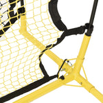 Football Stoppnett Svart Og Gul 183X85X120 Cm Polyester