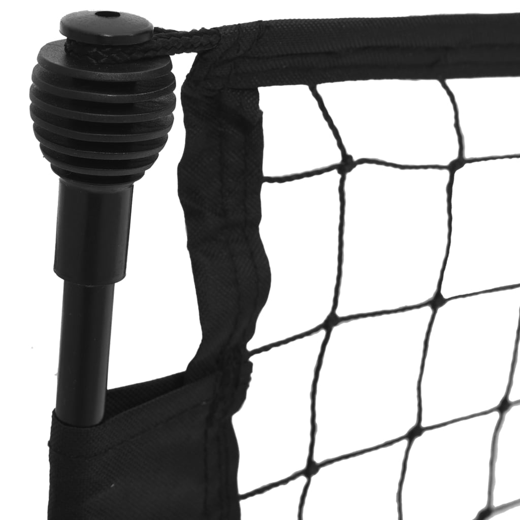 Football Stoppnett Svart Og Gul 183X85X120 Cm Polyester