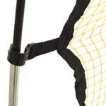 Football Stoppnett Svart Og Gul 183X85X120 Cm Polyester