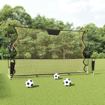 Football Stoppnett Svart Og Gul 183X85X120 Cm Polyester