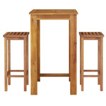 Hagebarsett 3 Deler Heltre Akasie