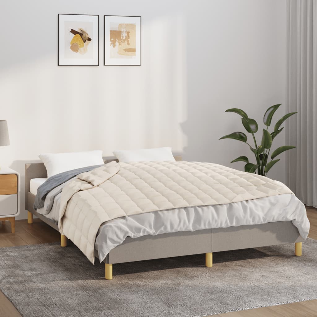 Vektdyne Kremhvit 122X183 Cm 9 Kg Stoff