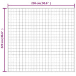 Vektdyne Grå 220X230 Cm 15 Kg Stoff