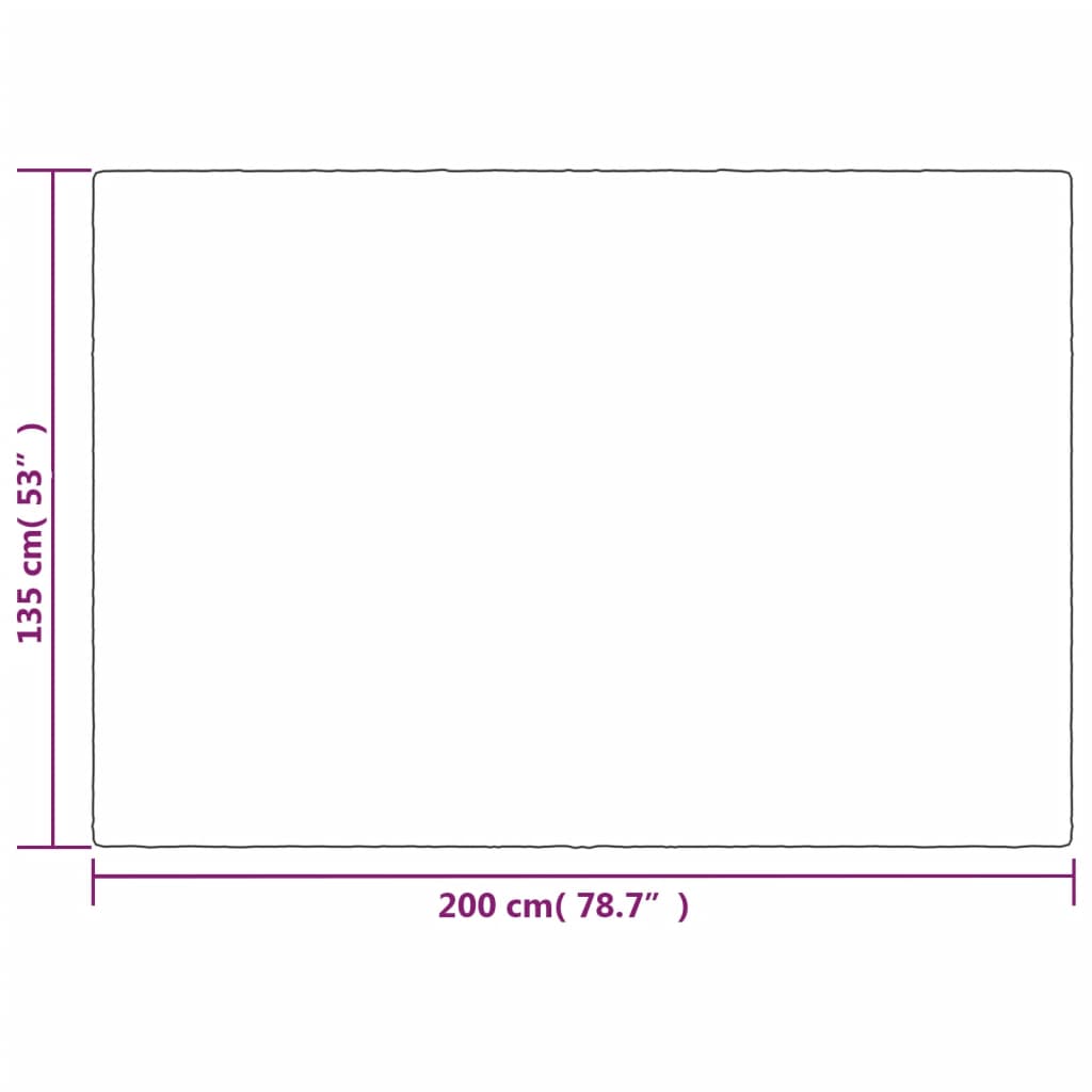 Vektdyne Med Trekk Grå 135X200 Cm 10 Kg Stoff