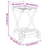 Tevogn 54X87X90 Cm Heltre Akasie
