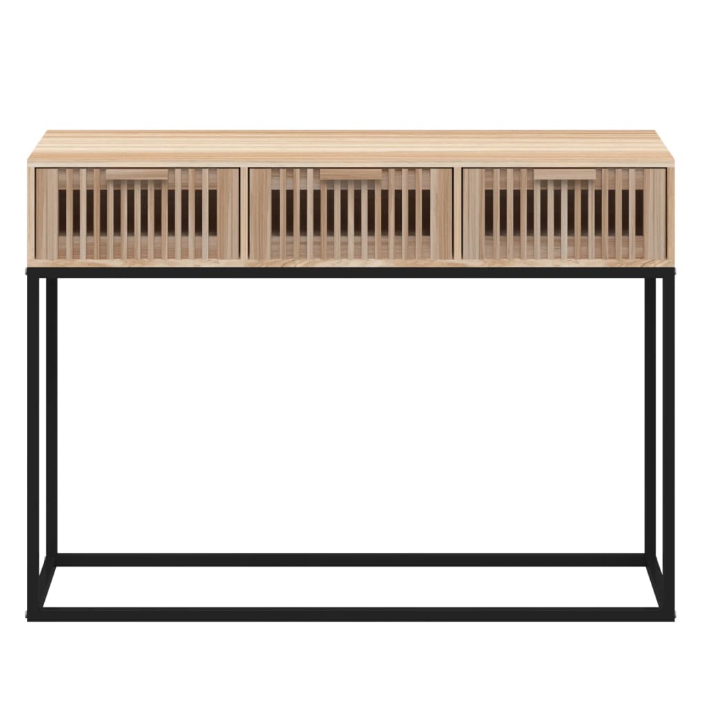 Konsollbord 105X30X75 Cm Konstruert Tre Og Jern