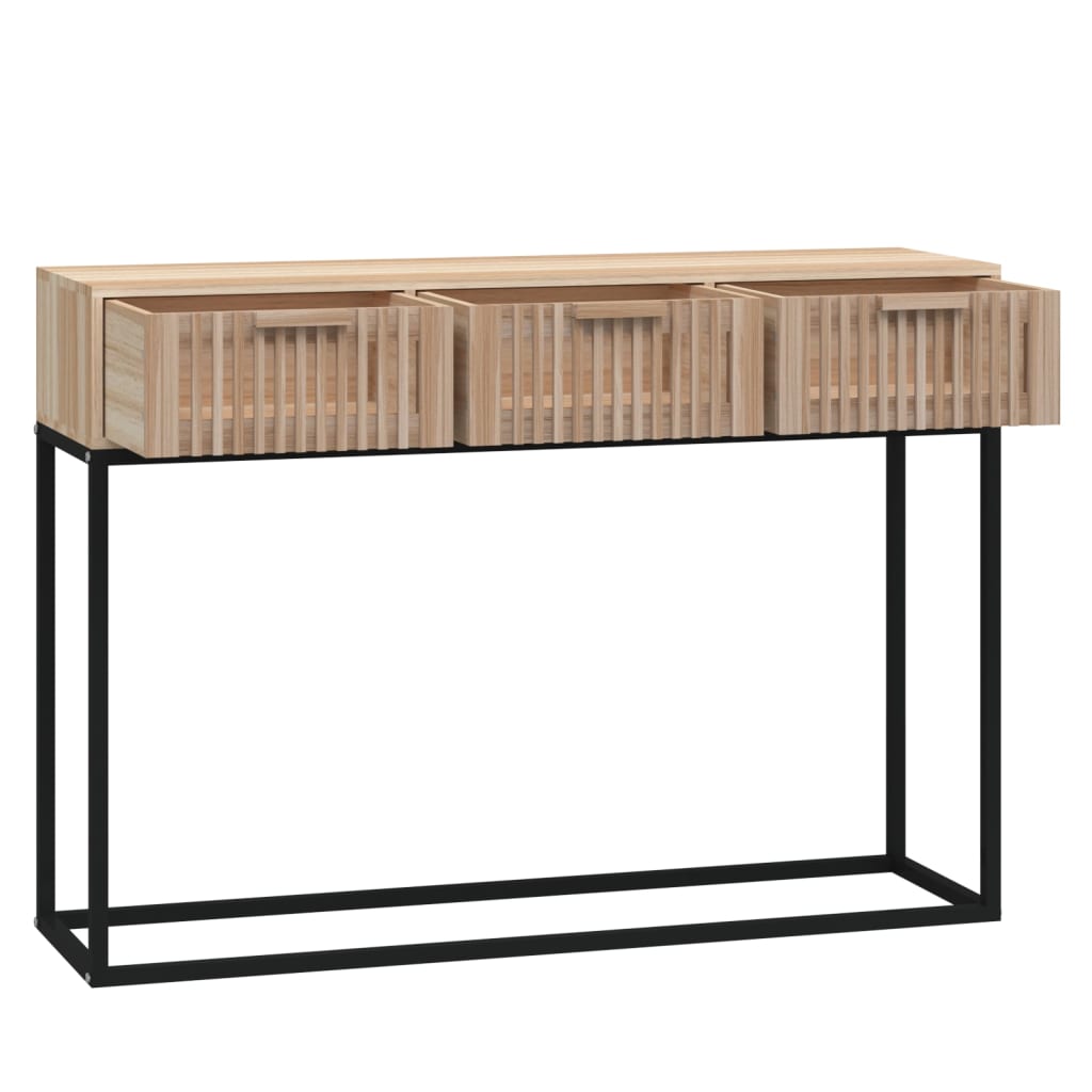 Konsollbord 105X30X75 Cm Konstruert Tre Og Jern