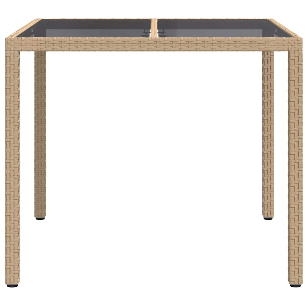 Hagebord Beige 90 X 90 X 75 Cm Polyrotting