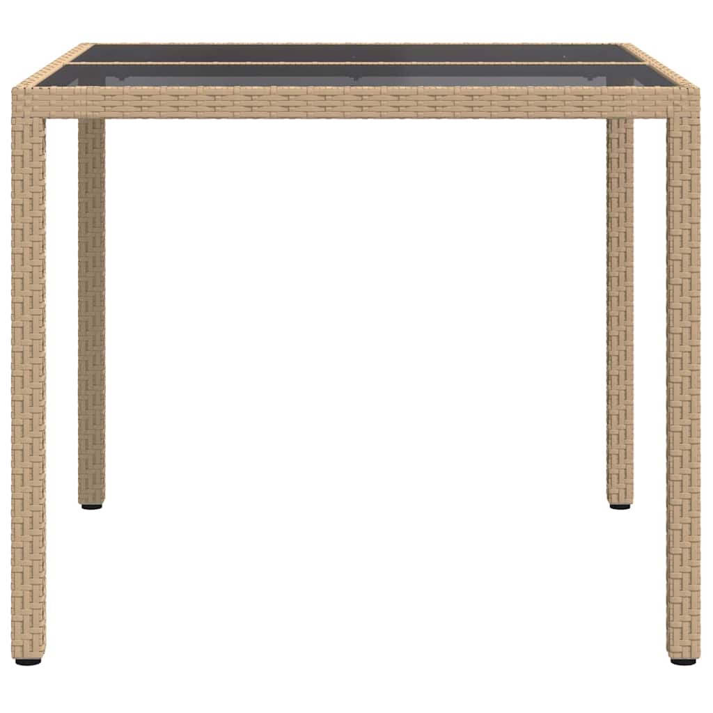 Hagebord Beige 90 X 90 X 75 Cm Polyrotting