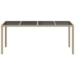Hagebord Beige 190 X 90 X 75 Cm Polyrotting