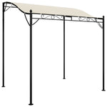 Baldakin Kremhvit 2X2,3 M 180 G/M² Stoff Og Stål