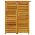 Enkelt Søppeldunkskur 70X89X117 Cm Heltre Akasie