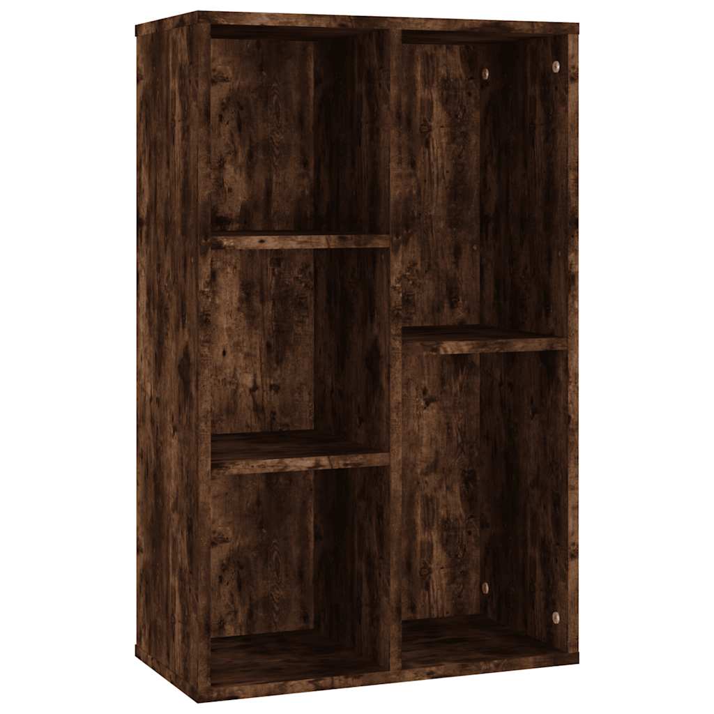 Bokhylle/Skjenk Røkt Eik 50X25X80 Cm Konstruert Tre