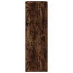 Bokhylle/Skjenk Røkt Eik 50X25X80 Cm Konstruert Tre