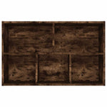 Bokhylle/Skjenk Røkt Eik 50X25X80 Cm Konstruert Tre