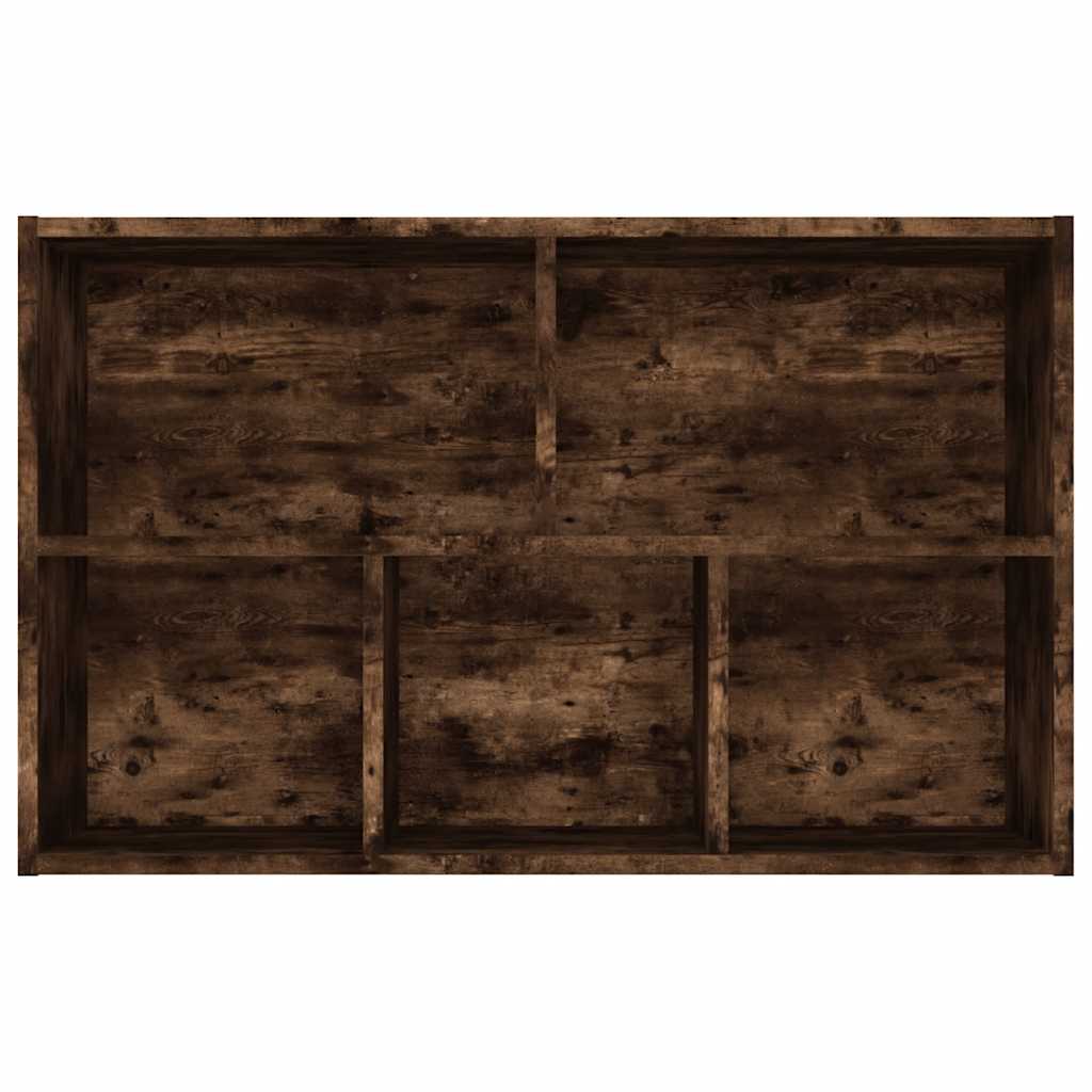 Bokhylle/Skjenk Røkt Eik 50X25X80 Cm Konstruert Tre
