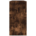 Bokhylle/Skjenk Røkt Eik 50X25X80 Cm Konstruert Tre