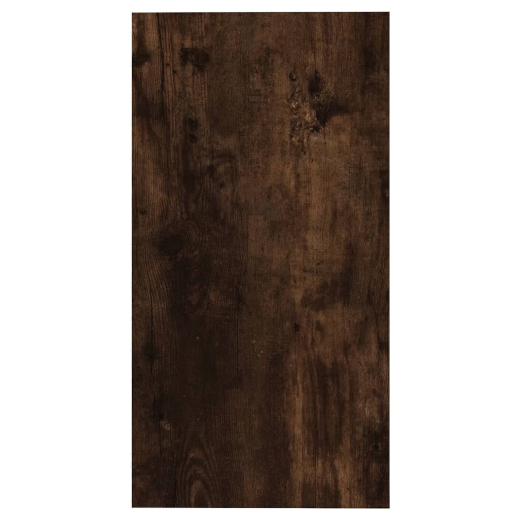 Sidebord Røkt Eik 50X26X50 Cm Konstruert Tre