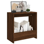 Sidebord Brun Eik 50X26X50 Cm Konstruert Tre
