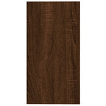 Sidebord Brun Eik 50X26X50 Cm Konstruert Tre
