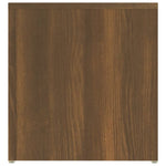Sidebord Brun Eik 59X36X38 Cm Konstruert Tre