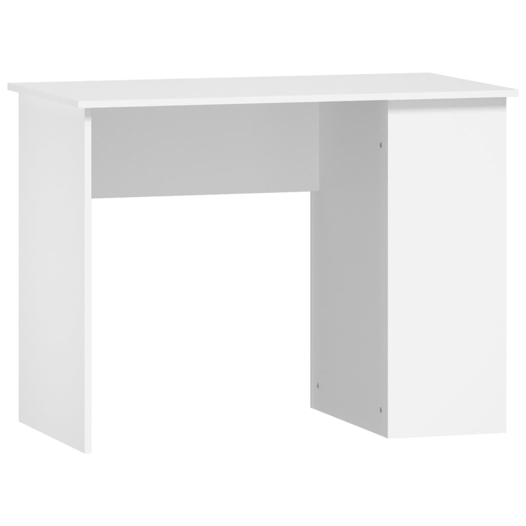 Skrivebord Hvit 100X55X75 Cm Konstruert Tre