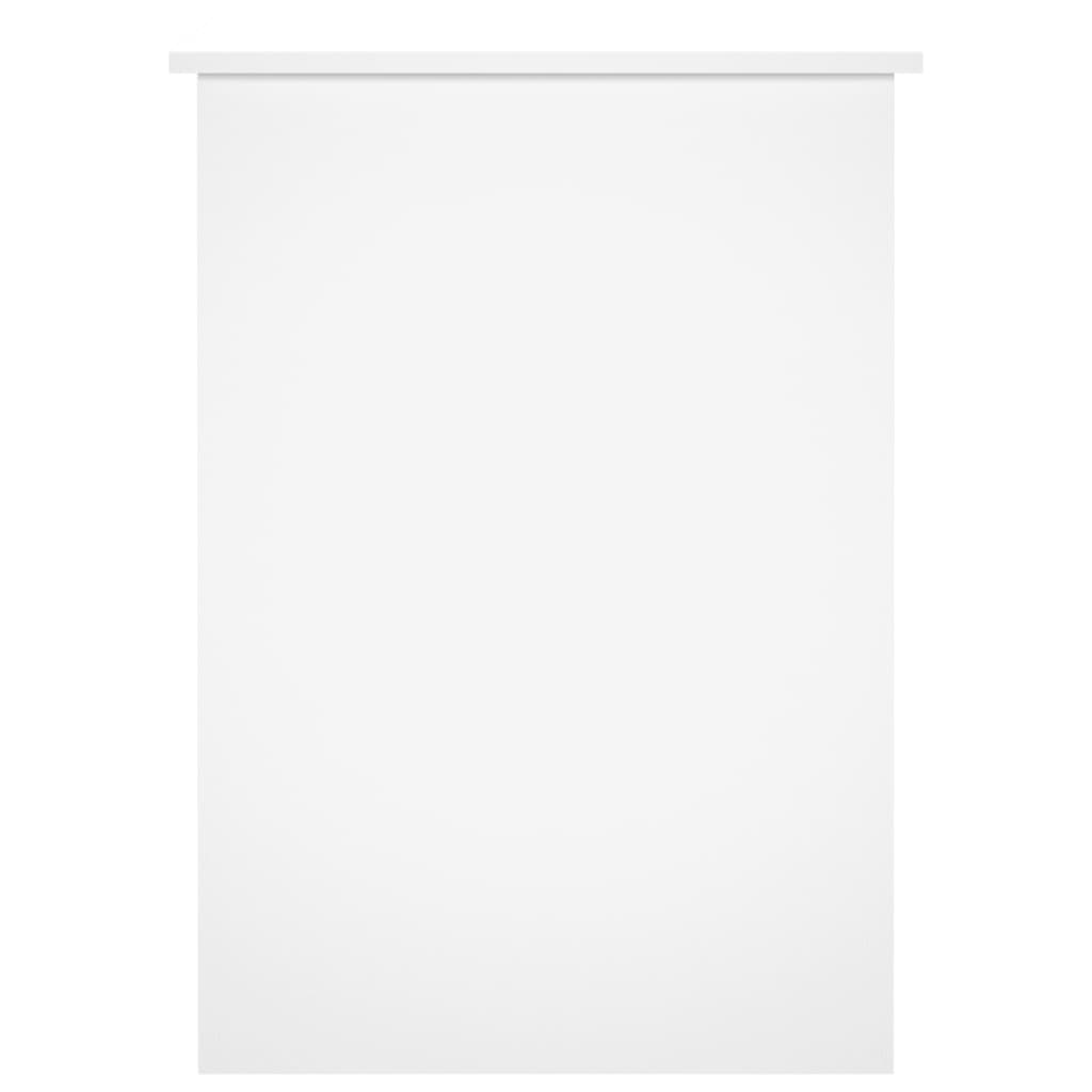 Skrivebord Hvit 100X55X75 Cm Konstruert Tre
