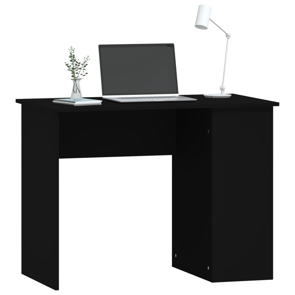 Skrivebord Svart 100X55X75 Cm Konstruert Tre