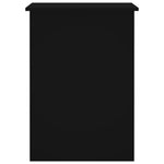 Skrivebord Svart 100X55X75 Cm Konstruert Tre