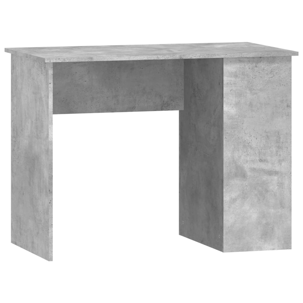 Skrivebord Betonggrå 100X55X75 Cm Konstruert Tre