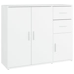 Skjenk Hvit 91X29,5X75 Cm Konstruert Tre
