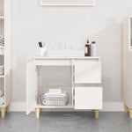 Baderomsskap Hvit 65X33X60 Cm Konstruert Tre