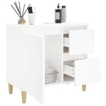 Baderomsskap Hvit 65X33X60 Cm Konstruert Tre